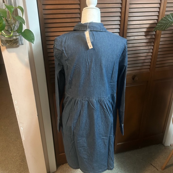 NWT - Nine West 100% Cotton Brentwood Shirtdress - Sz Medium - Picture 6 of 9